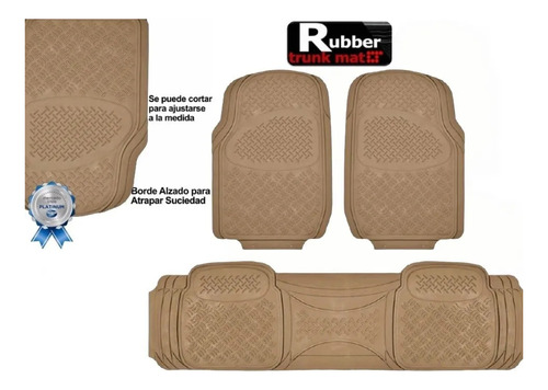 Tapetes 3pz Uso Rudo Beige Rd Honda Accord Coupe 2013 A 2015