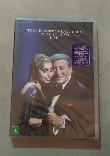 Dvd Tony Bennett & Lady Gaga Cheek To Cheek Live Lacre De