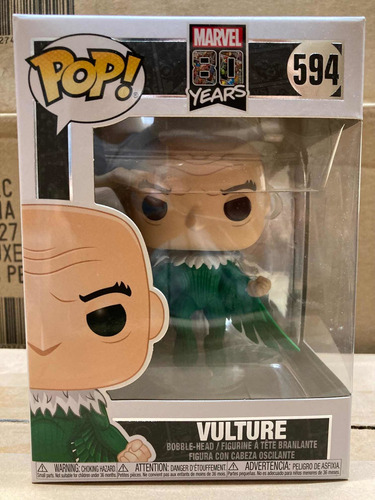 Vulture 594 Marvel Spider-man Funko Pop Vuitre Nuevo
