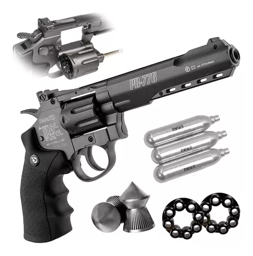 Revolver Aire Comprimido Pistola Co2 Gamo Pr776 Metal Ct