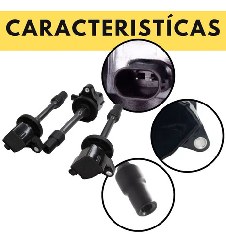 Kit 3 Bobinas Ignição Ecosport Ká 1.5 Gn1g12a366aa