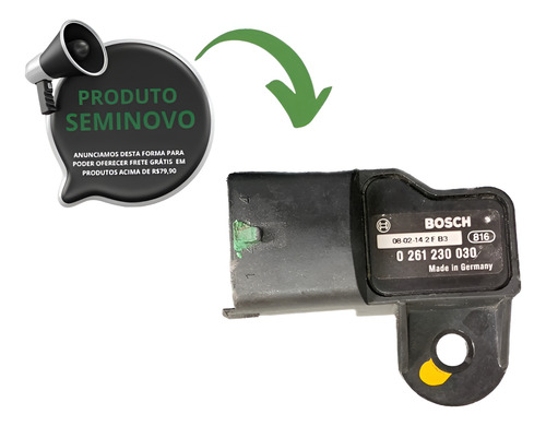 Sensor Map Fiat Palio 1.6 16v E-torq Flex 0261230030