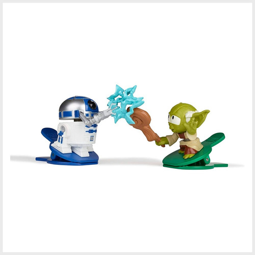 Star Wars Battle Bobblers R2-d2 Vs Yoda Disney Hasbro