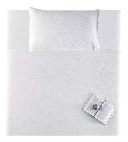 Juego Cubre Colchón Impermeable Individual + Almohada