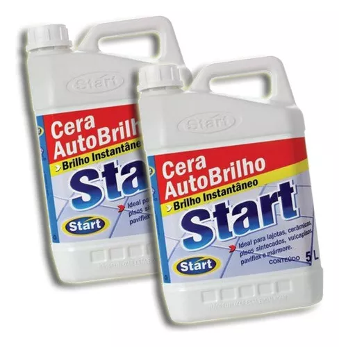 Cera Start Auto Gloss, 5 litros, protección y alto brillo