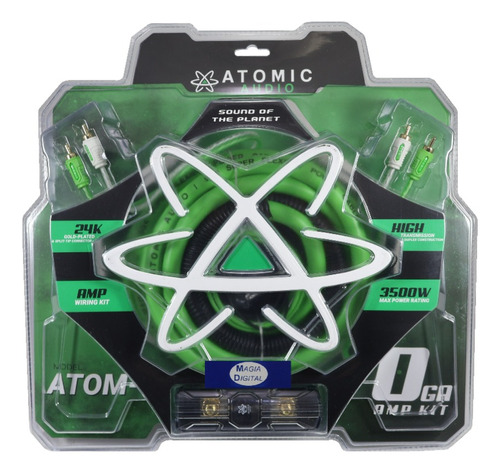 Kit De Instalacion Cal.0 Atomic Atom-0 3500w C/accesorios