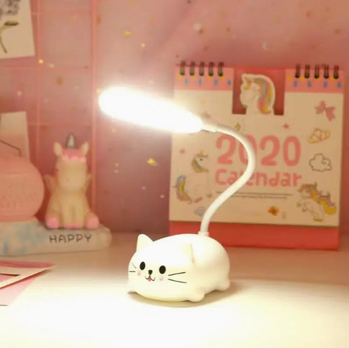 Lámpara Led De Mesa Ajustable Luz Nocturna Con Dibujos Anima