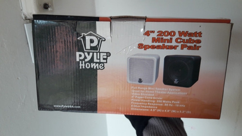 Parlantes. Pyle Home Mini Cube 4 Pulgadas 200 Watts. Nuevos