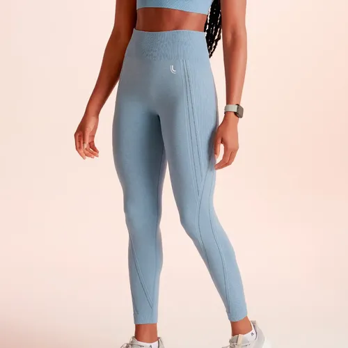 Calça Legging Max Feminina Adulto Lupo Sport Azul Esverdeado 52 - 54