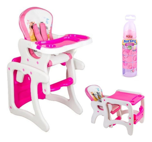 Silla De Comer Mesita Y Silla Para Bebes Dael Import 2 En 1