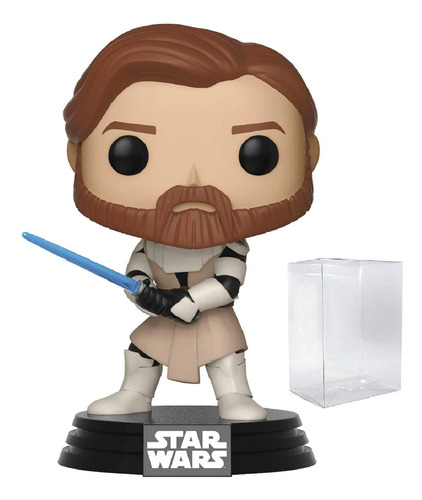 ¡funko Pop! Figura De Vinilo Star Wars: Clone Wars - Obi Wan