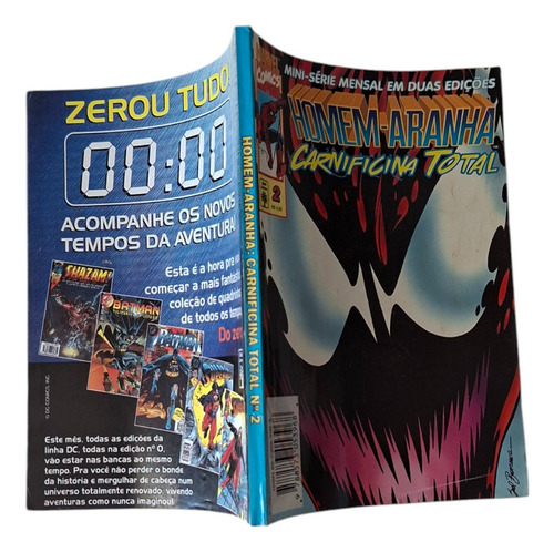 Hq - Gibi Homem-aranha: Carnificina Total Minissérie Em 2 Edições - Ed. Abril 1996 (Usado)