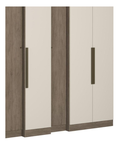 Roupeiro Selecto 7 Portas 4 Gavetas Thb Rustico/off White