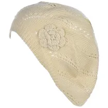 Comprar Gorros Sombreros Y Boinas De Punto Beige Talla Única