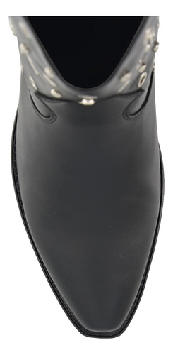 Bota Primaria Ve1039573 Fresco Liso Tacon Ancho Tachas