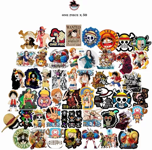 Stickers Calcomanias Pegatinas Anime One Piece Luffy X 50