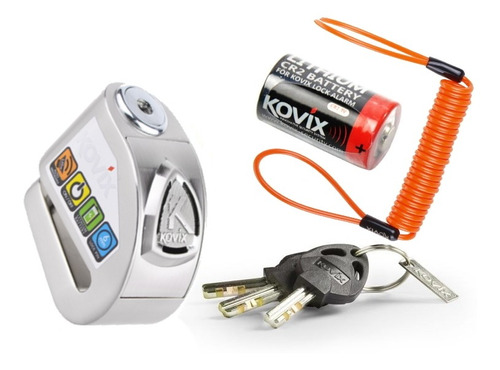 Bloqueo de disco para motocicleta con alarma | Protección Kovix Kd6