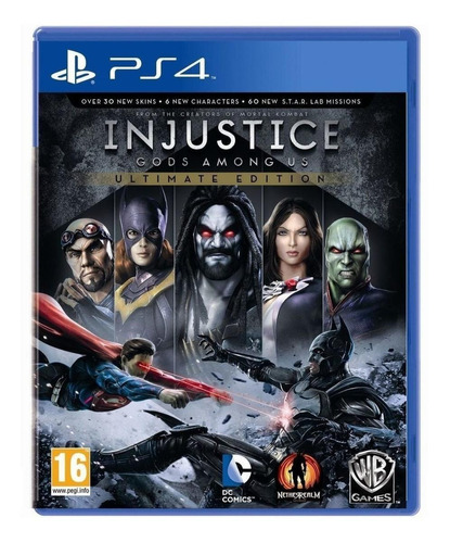 Injustice: Gods Among Us  Injustice Ultimate Edition Warner Bros. PS4 Físico