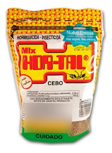 Pack Mirex Cebo Mata Hormigas Hormiguicida Hortal 1kg X 5u