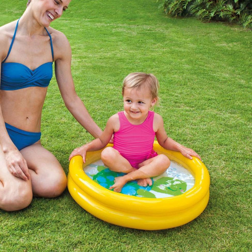 Piscina Infantil Baby 17 Litros Amarela  59409 Intex