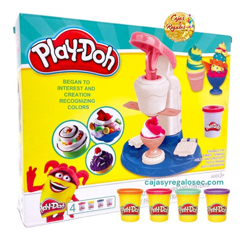 Plastilina Play Doh Helados Moldeable Juguete 