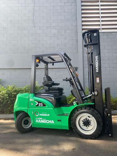Empilhadeira Elétrica Hangcha 3,5 Toneladas Triplex 4,70