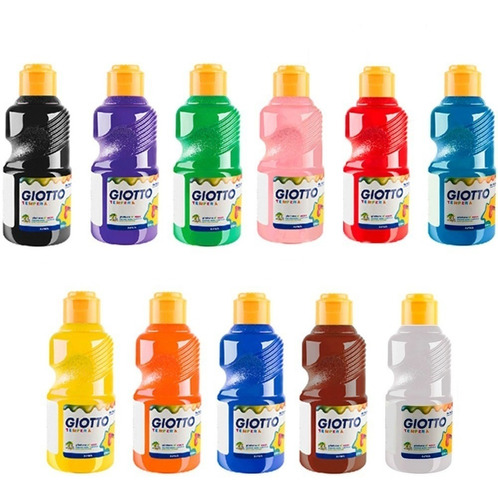 Témpera 250ml Giotto Colores Surtidos Pack X 6