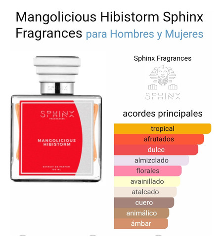  Mangolicious Hibistorm Sphinx Fragrances 100 Ml Original 