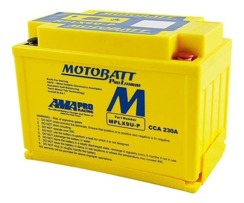 Bateria Litio Motobatt Mblx9u 