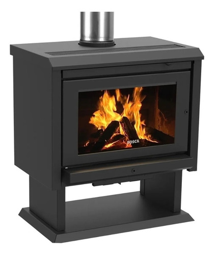Calefactor Leña Bosca Gold 800, Doble Combustión, Pot 13 Kw
