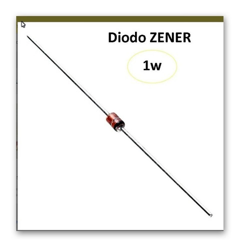 Imagen 2 de 2 de Diodo Zener 1watt (precio X 3 Unidades,varios Valores)