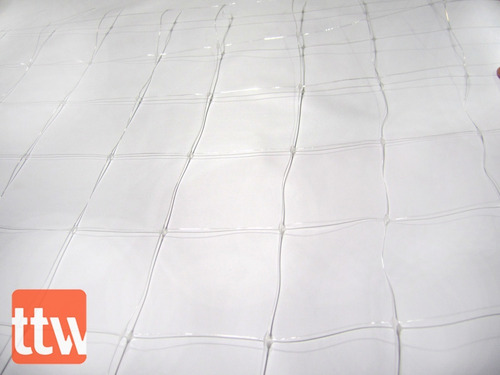 Imagen 7 de 9 de Malla Sosten Aislante 2m X 50m 100m2 Techo Tinglado Galpon
