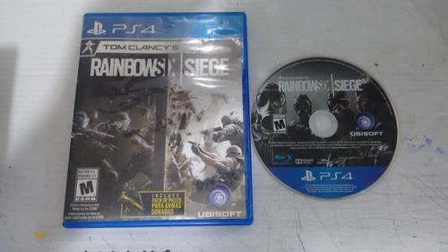 Rainbow Six Siege Para Play Station 4,excelente Titulo