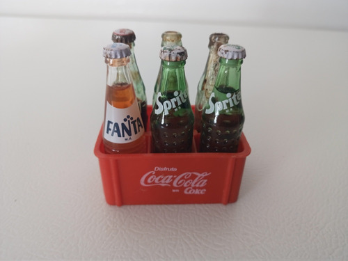 Mini Botellitas Coca Cola, Fanta Y Sprite No. 4 (Usado)