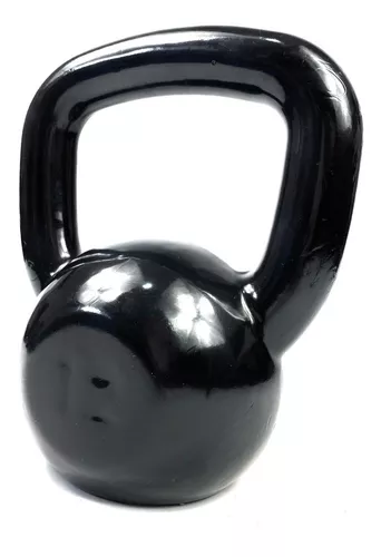 Kettlebell Dumbell Pintado 24kg Musculação Funcional Sumô Cor Preto