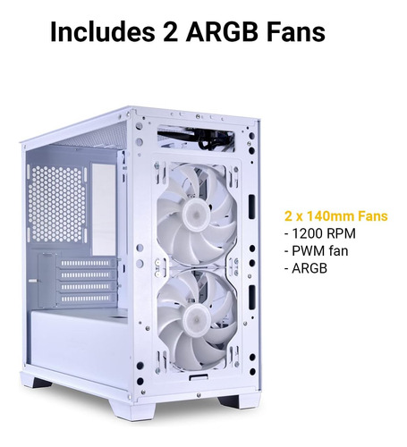 Case De Pc Blanca Micro Atx De Lian Li Li High Atx, Caja De