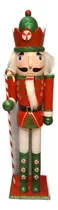 Comprar Adorno Navidad Cascanuez 35cm Baston De Caramelo