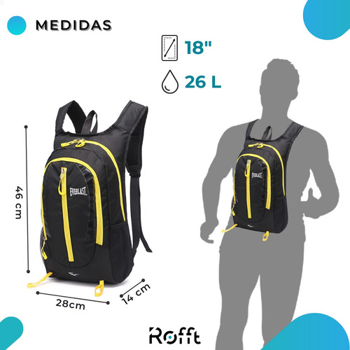 Mochila Deportiva Everlast 21066 Running Trekking Water Bag