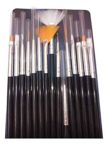 Kit 15 Pinceles Para Cerámica, Alfarería