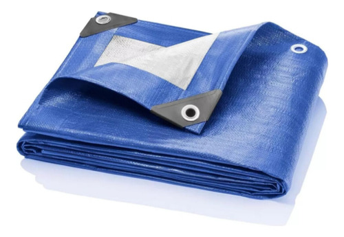 Lona Carpa Impermeable Multiuso 3x5 Mts Azul Con Ojetillos