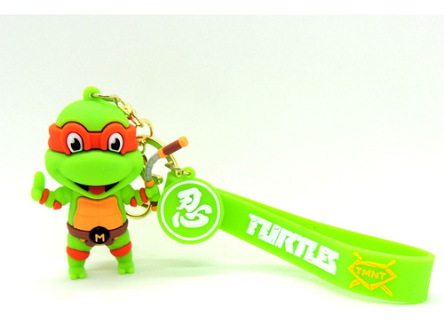 Tortugas Ninja Tmnt Michelangelo Mike Llavero 6cm  6 Madtoyz