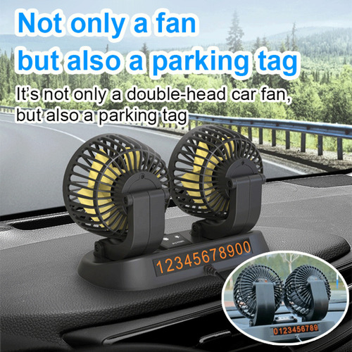 Ventilador De Coche De Doble Propósito Para Coche Y Hogar Co