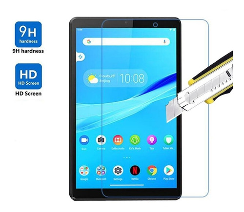 Imagen 7 de 9 de Vidrio + Estuche Genéricos Para Lenovo Tab M8 Tb8505f 8'