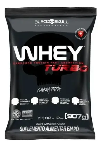 Suplemento Em Pó - Whey Turbo Refil 907g - Rapida Absorçao Sabor ...
