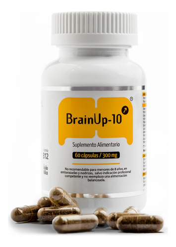 Vitamina Brainup-10 Pack 1 Mes /antioxidante Shilajit Andino
