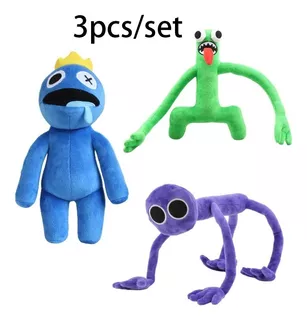 3 Peças Rainbow Friends Capítulo 2 Muñeco Peluche Juguete Do