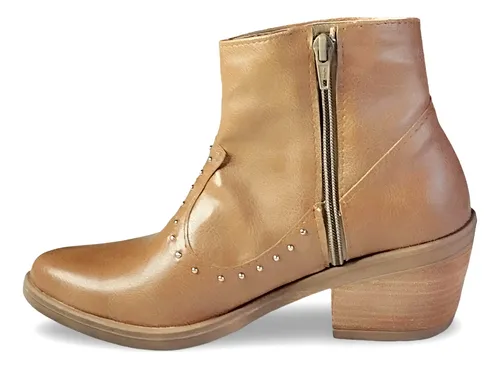 comprar Botas Botinetas Texanas Con Tachas De Mujer. Otoño\u002F Invierno