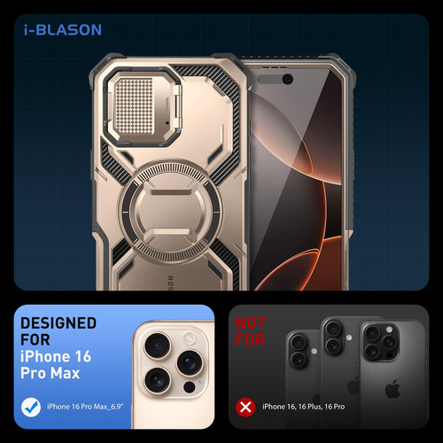 Funda De Teléfono I-blason Armorbox Para iPhone 16 Pro Max Con Magsaf