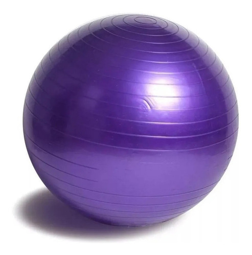Pelota Yoga Ball Esferodinamia Suiza 85 Cm Gym Pilates Color Violeta