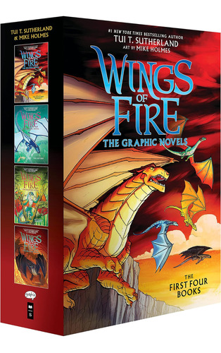 Wings Of Fire 1- 4: Caja De Novelas Gráficas (wings Of Fire